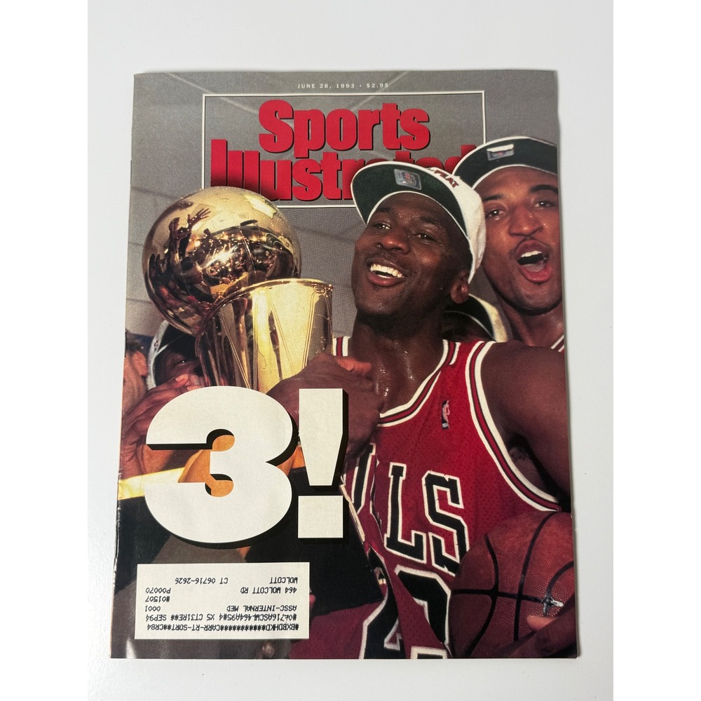 Sports Illustrated June 28 1993 Michael Jordan Chicago Bulls 3-Peat NBA Champs